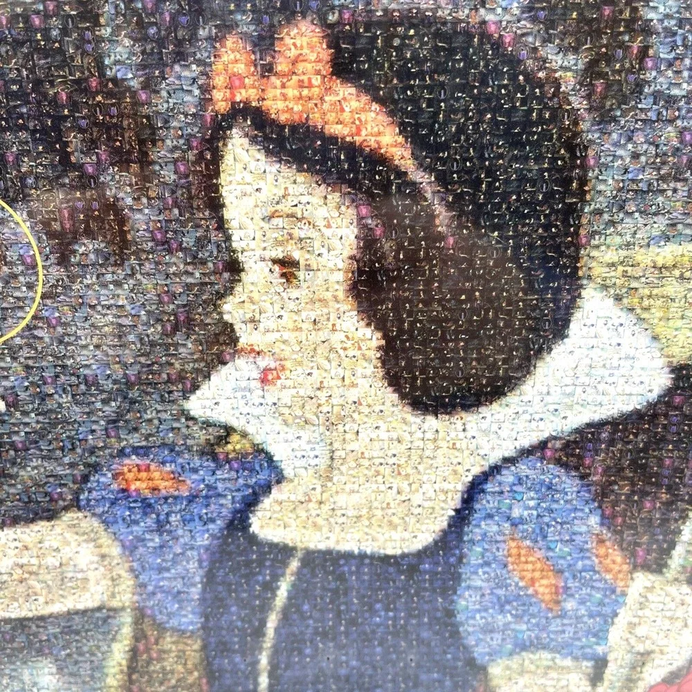 Disney Photomosaic Snow White and the Seven Dwarfs Jigsaw Puzzle 1026 Pieces NEW